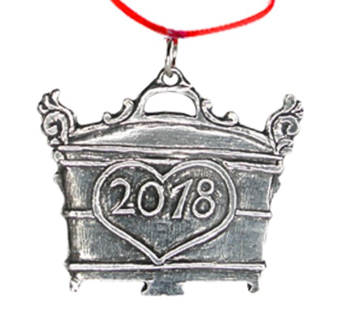 Main Image Pewter Ornament 2018 Tinn-Per