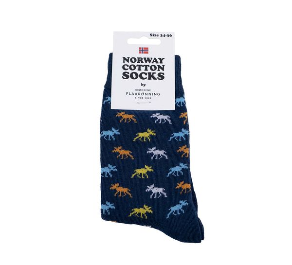 Main Image Socks, Moose, dark blue