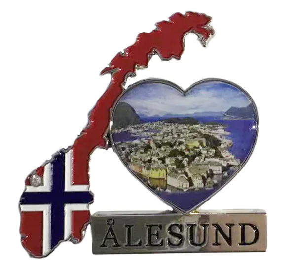 Hovedbilde Magnet, norgeskart Ålesund
