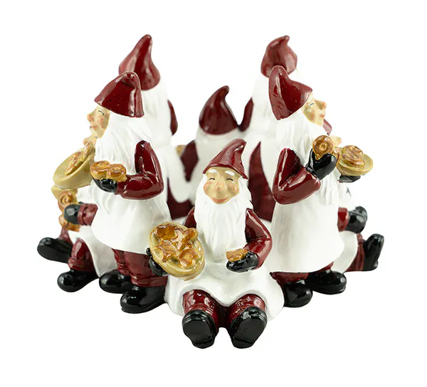 Main Image Baking santas in a ring, D. 12 cm, Harvesttime