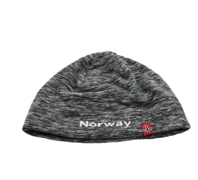 Main Image Hat mottled fleece with flag  and Norway grey