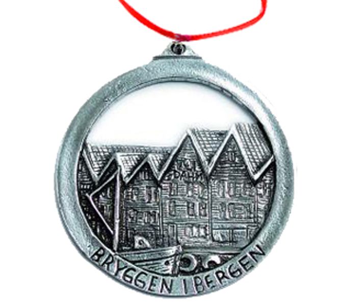 Main Image Ornament, 'Bryggen' in Bergen Tinn-Per