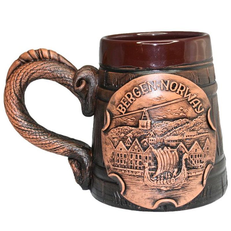 Mug 0,7L, handmade ceramics, Bergen