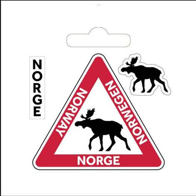 Main Image Sticker, moose sign