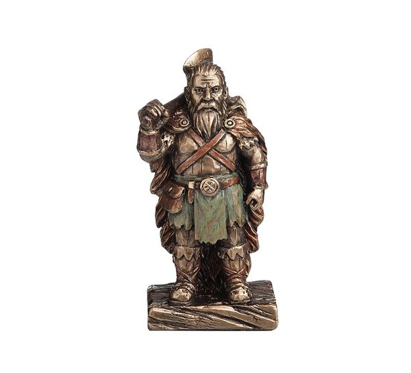Hovedbilde Vikingfigur, Hamund the Fangdrengr, bronsefarget
