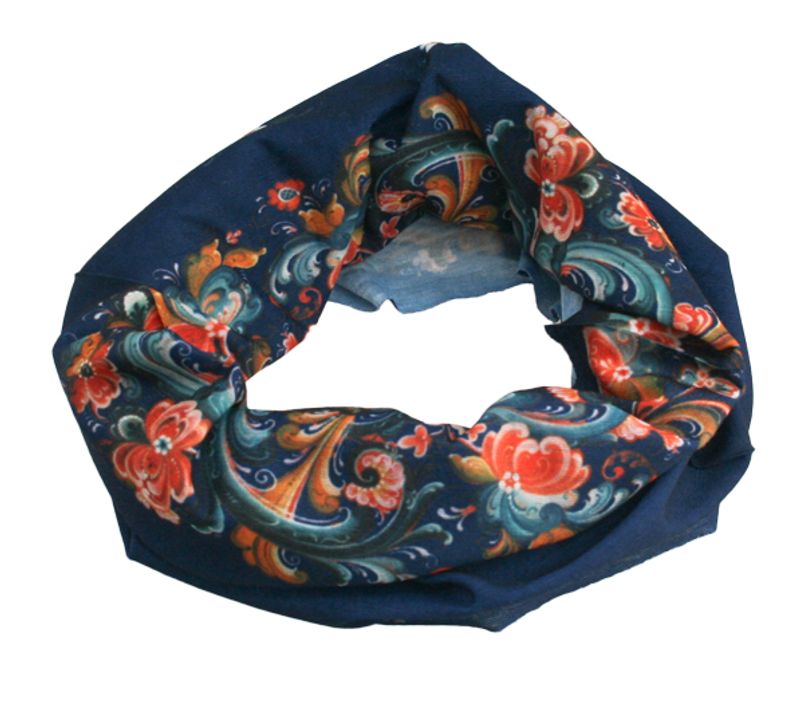 Hals, Rosemaling, blå