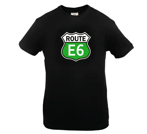 Hovedbilde T-skjorte, Route E6