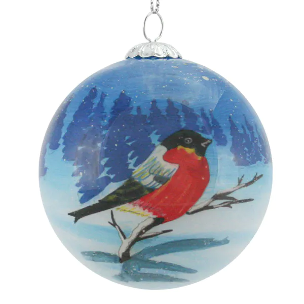 Main Image Glass bauble, Bullfinch