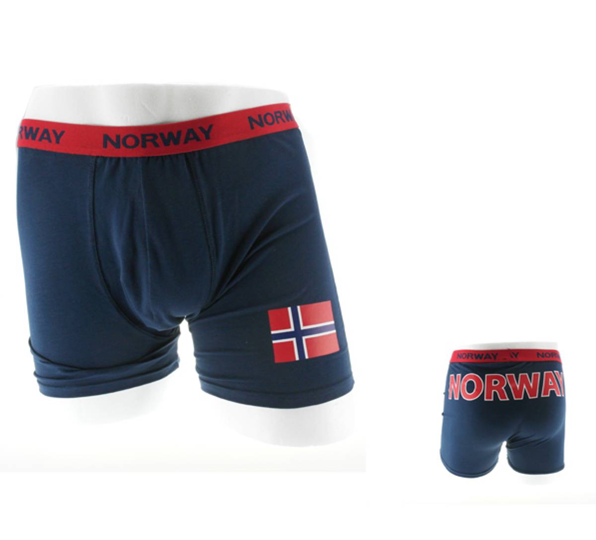 Boxershorts Norway blå-rød