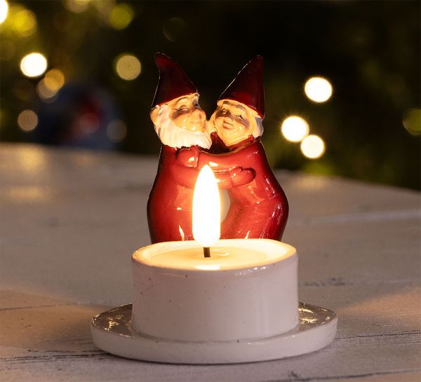 Main Image Santa couple with a tealight, Harvesttime