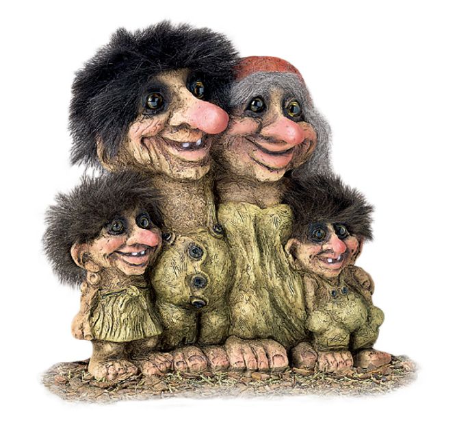 Hovedbilde Trollfamilie  (Troll nr. 268)