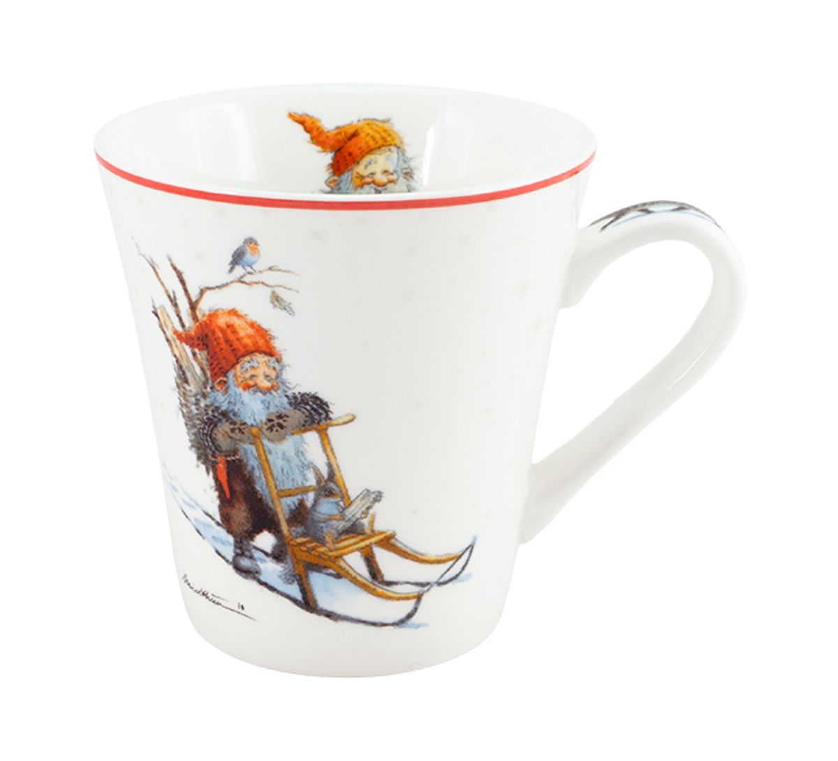 Mug, Santa on kicksledge' No. 4