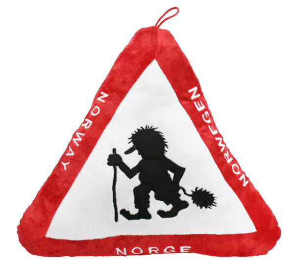 Main Image Pillow, troll sign
