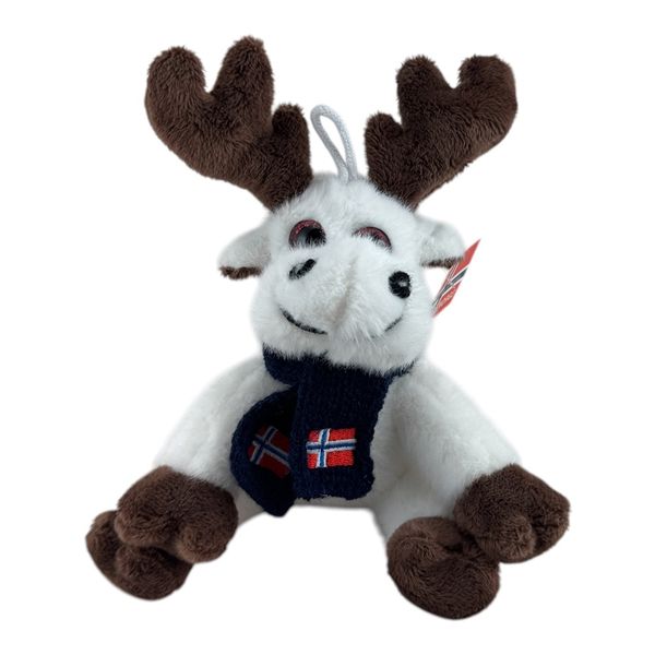 Hovedbilde Albinoelg med skjerf