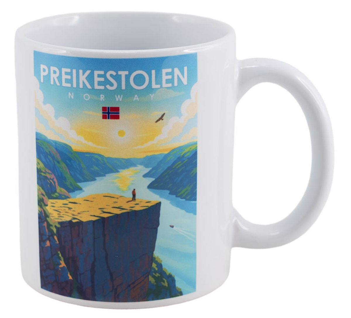 Mug Preikestolen, retro
