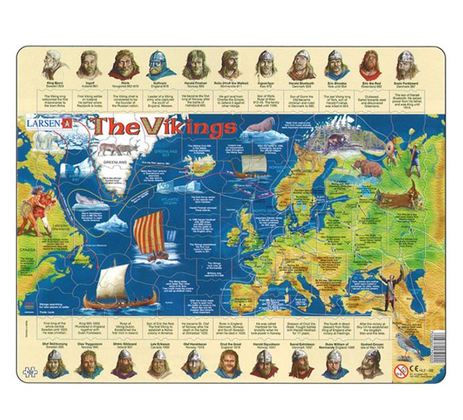 Hovedbilde Puslespill, The Vikings, 102 brikker
