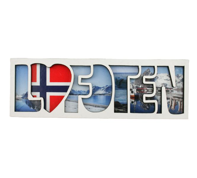 Main Image Wooden magnet, 'Lofoten'