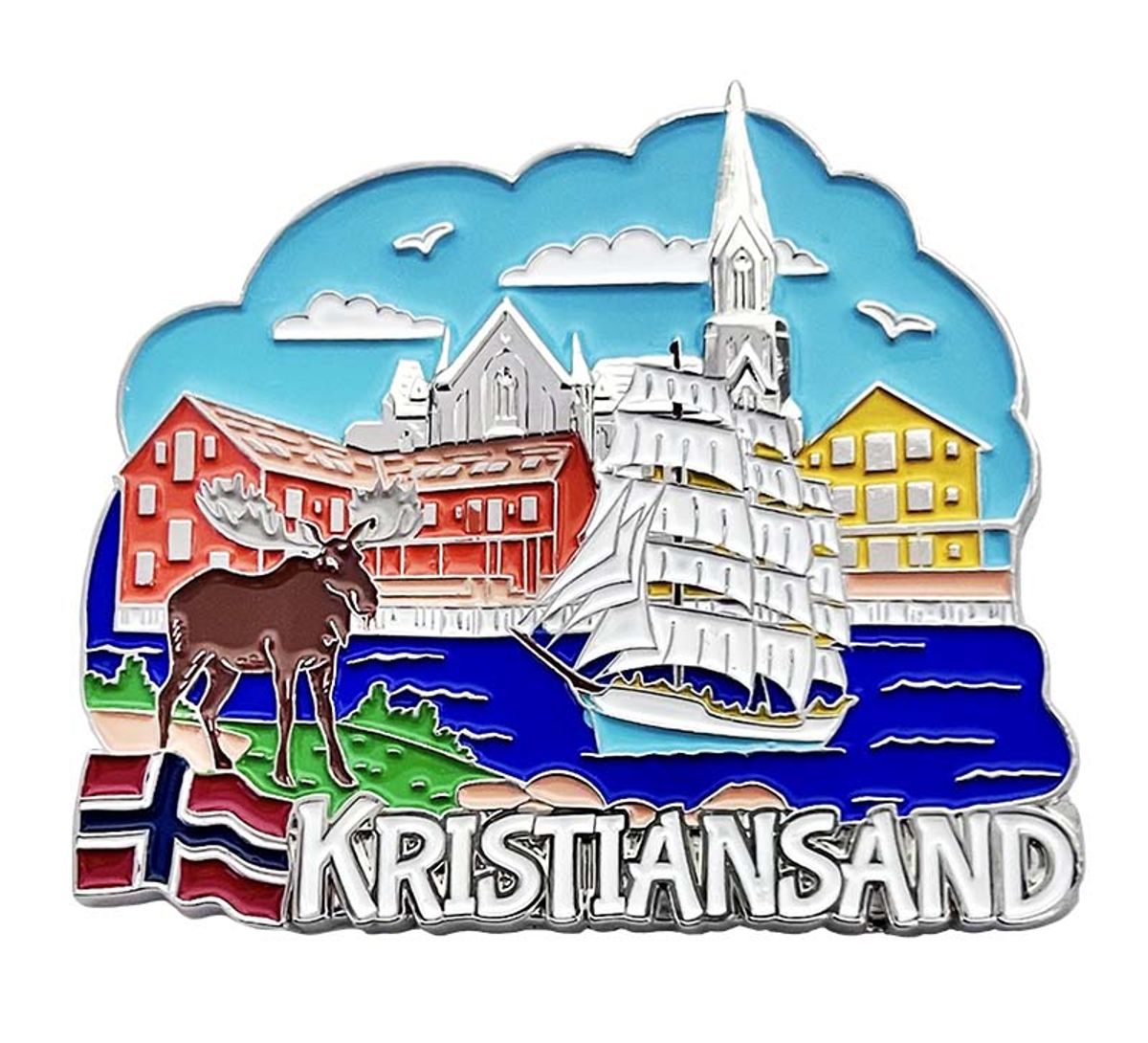 Magnet, metall, Kristiansand 