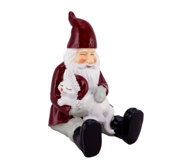Main Image Santa with his cat, Harvesttime