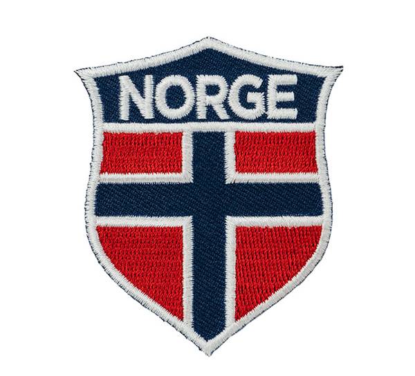 Main Image Embroidered patch shiled shaped flag