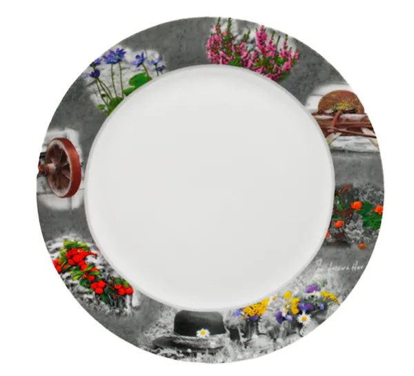 Hovedbilde Asjett med motiv, Pryd