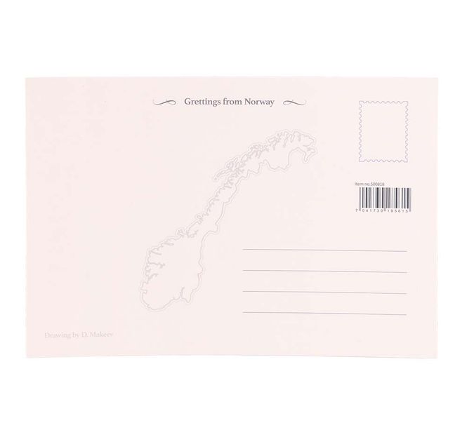 Hovedbilde Postkort, Lofoten, retro