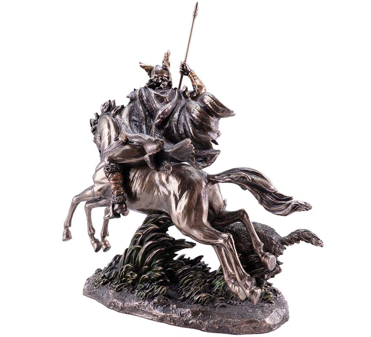 Norse God, Odin riding on Sleipnir