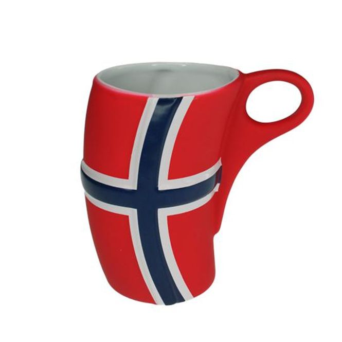 Main Image Mug with flag, rubber coating