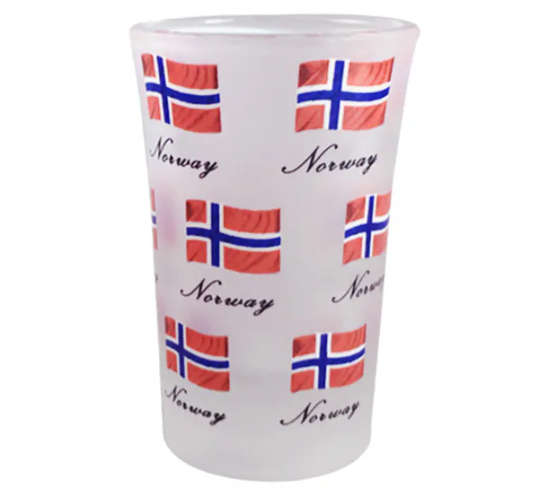 Hovedbilde Snapgsglass, flagg og Norway