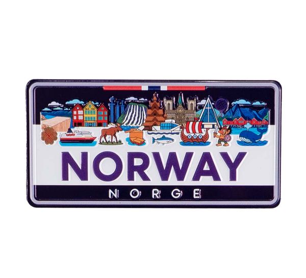 Hovedbilde Magnet, stedsskilt, Bergen