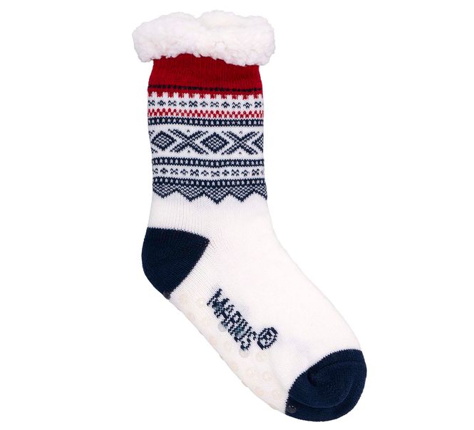 Main Image Snuggle socks, MARIUS® pattern, white/blue/red