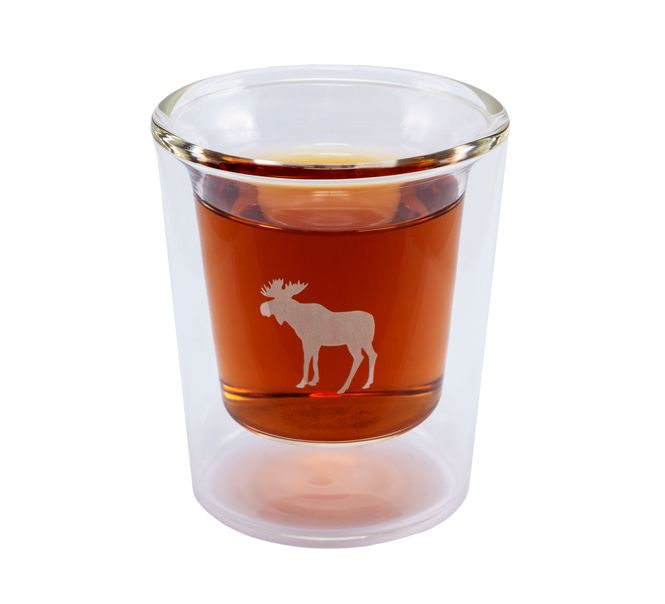 Main Image Shot glasses, Silver Moose, 2-pack