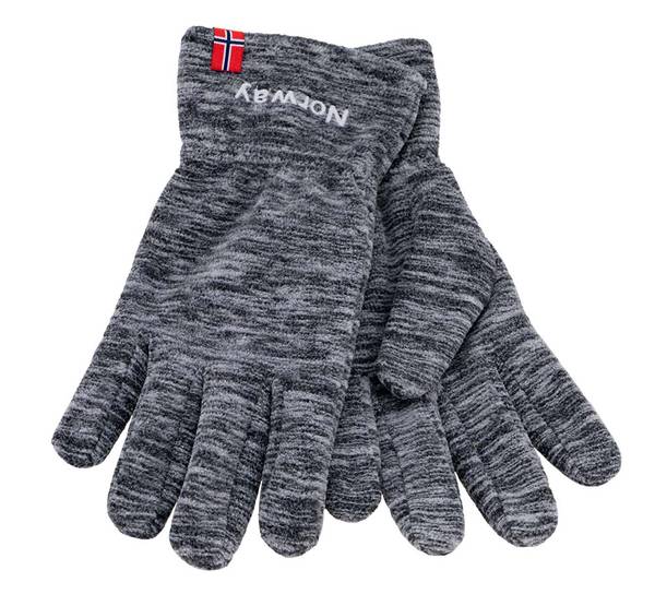 Main Image Fleece gloves with flag and Norway grey