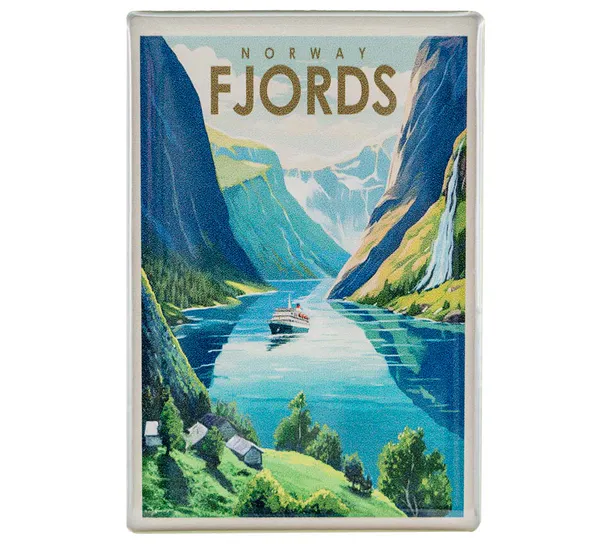 Hovedbilde Magnet, Fjord, retro