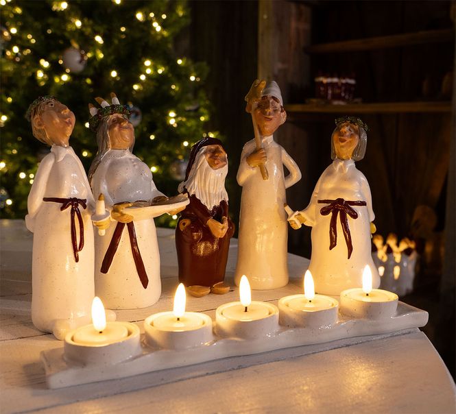 Main Image Lucia set with tealight holder, Harvesttime