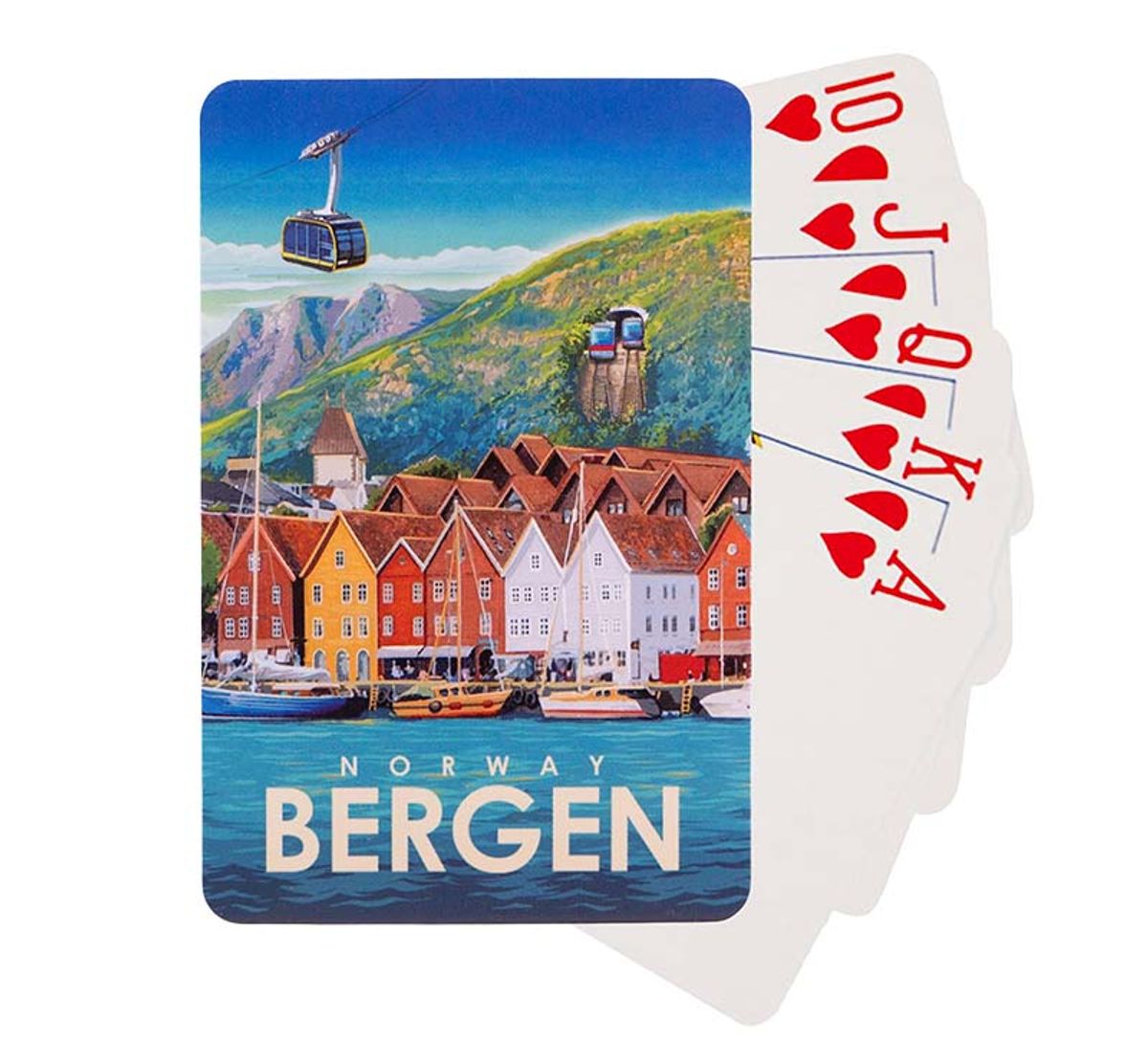 Kortstokk, Bergen, retro