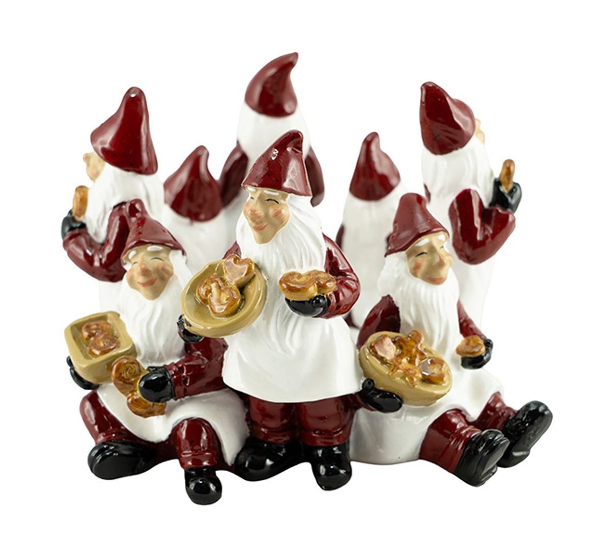 Baking santas in a ring, D. 12 cm, Harvesttime