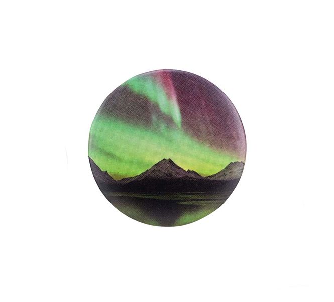Hovedbilde Buttonmagnet, Nordlys, 32mm