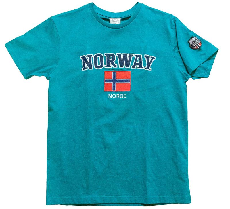 T-skjorte, Norway, petrol