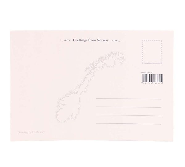 Hovedbilde Postkort, Bergen, retro