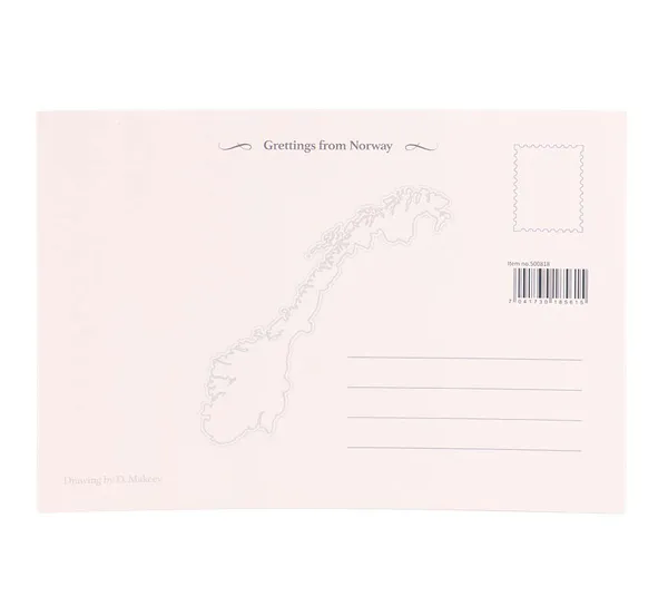 Hovedbilde Postkort, Bergen, retro