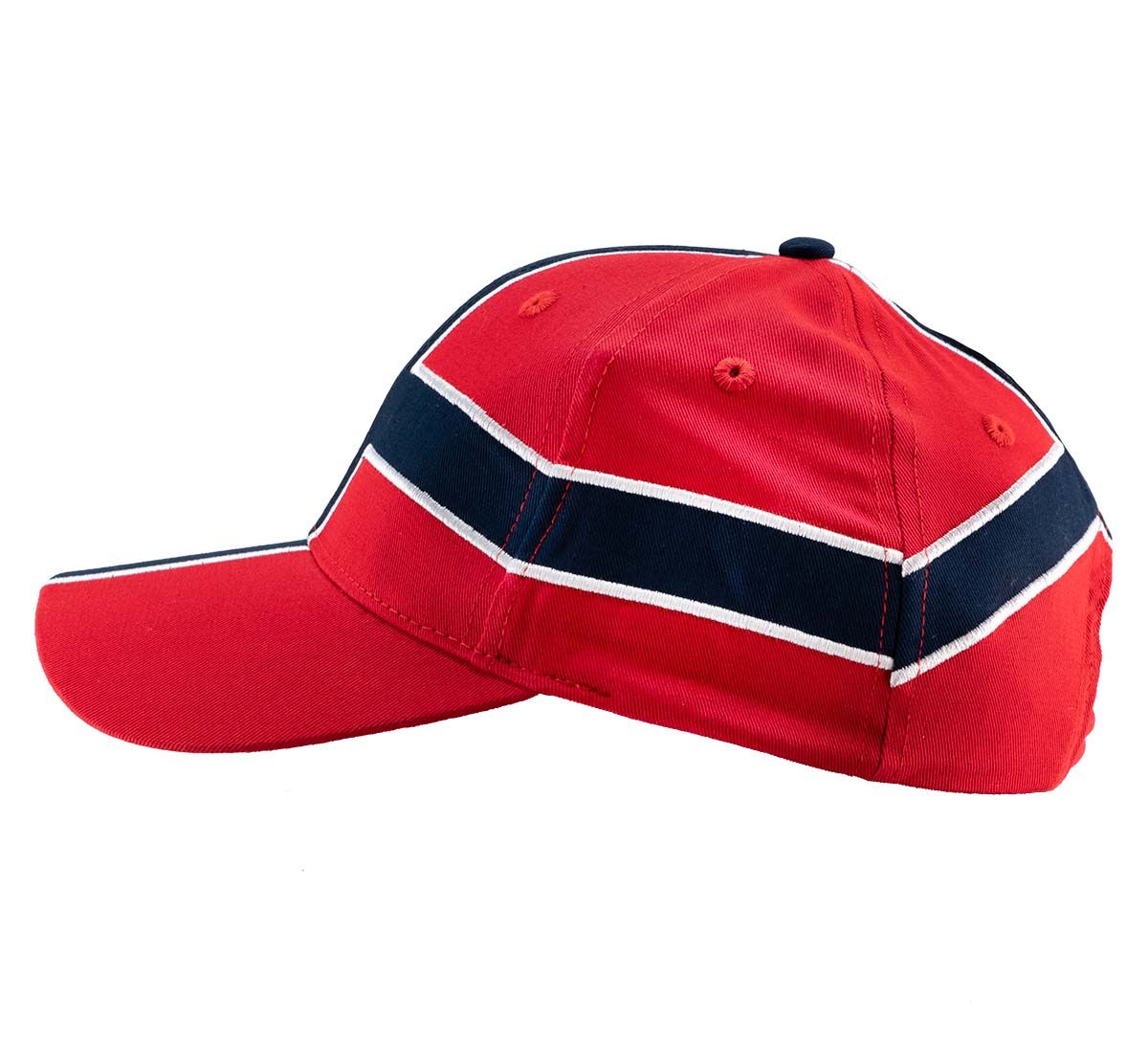 Flag caps red/white/blue