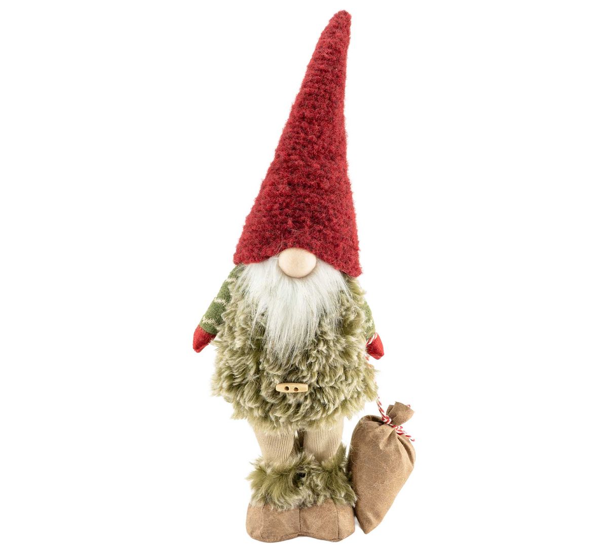 Santa Claus with gift bag