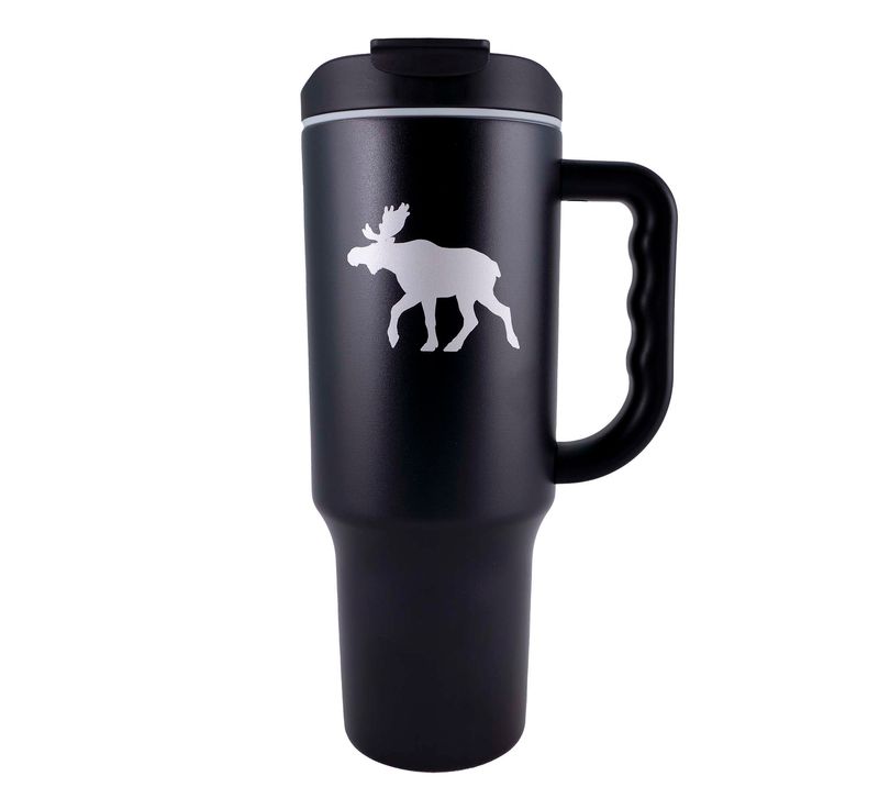 Tumbler, Elg, sort