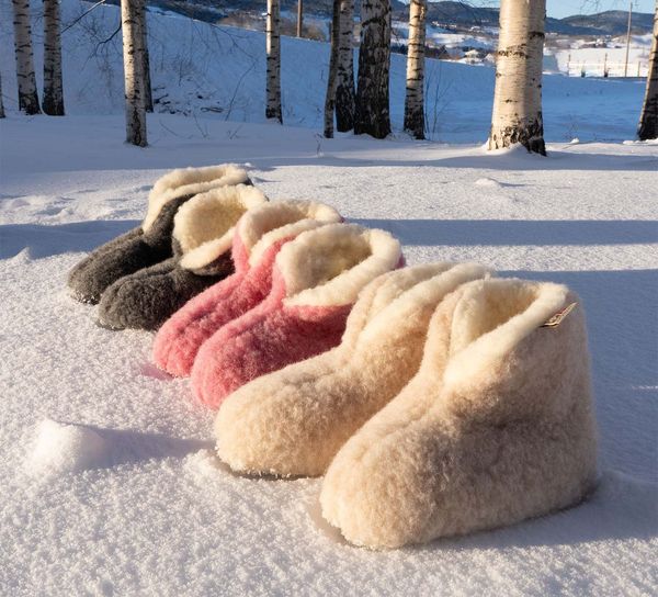 Main Image Jopo woolly slippers, nude, 100% merino wool