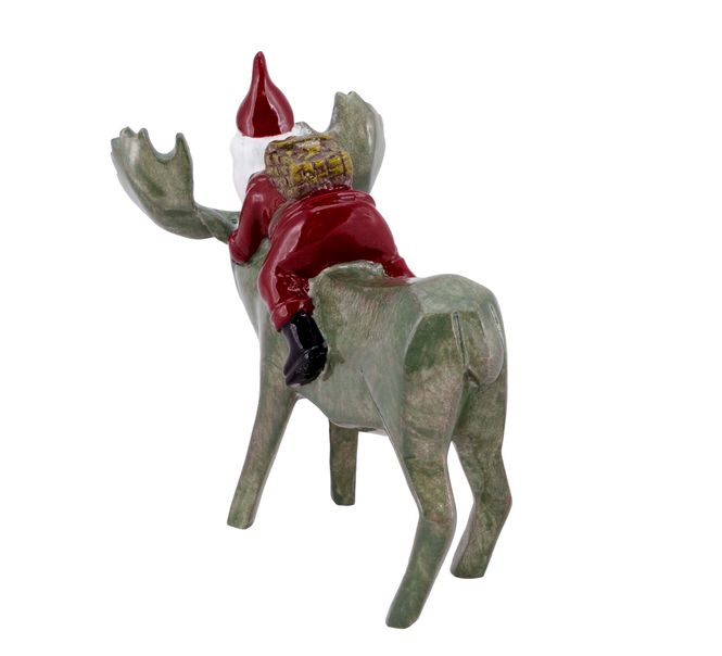 Main Image Santa on a moose, Harvesttime