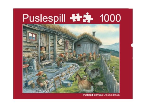 Hovedbilde Puslespill, Seteridyll, Midthun, 1000 brikker