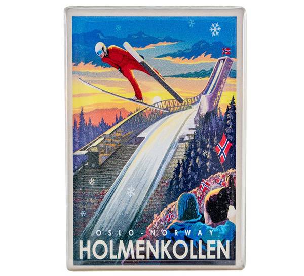 Main Image Magnet, Holmenkollen, retro
