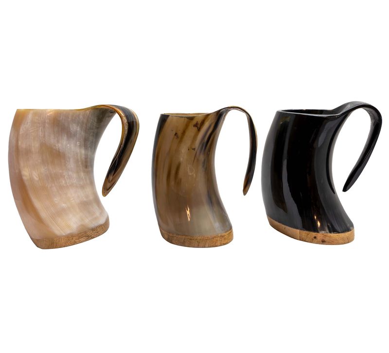 Vikingkrus av horn