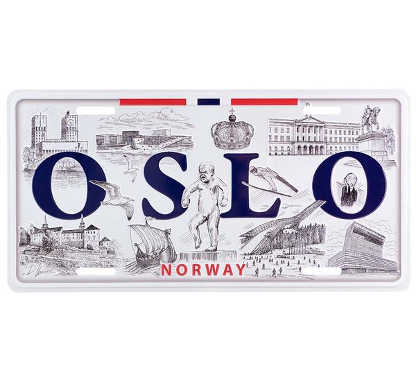 Hovedbilde Skiltplate, Oslo